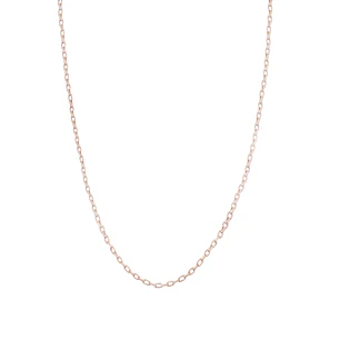 Cadena Limada Oro Miel 18kt