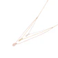 Collar de Oro 18kt Multicolor Diamante de 16pts - Miniatura 1