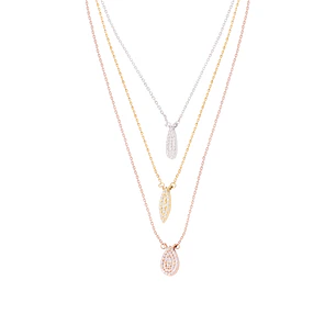 Collar de Oro 18kt Multicolor Diamante de 16pts