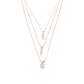Collar de Oro 18kt Multicolor Diamante de 16pts - Miniatura 2