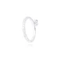 Anillo de Plata Esterlina 925 Circonitas Brillantes Central 2mm - Miniatura 3