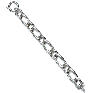 Pulsera de Plata Esterlina 925 Cadena Milano