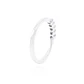 Anillo de Plata Esterlina Medio Cintillo Cinco Circones - Miniatura 3