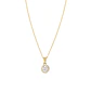 Colgante de Oro 9kt Circonita Destellante 5mm - Miniatura 3