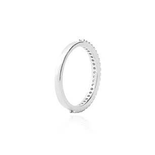 Anillo de Oro 18kt con Diamantes de 22 Pts Corte Brillante SI/H 12