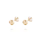 Aros de Oro 18kt Circón 5mm - Miniatura 3