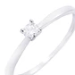 Anillo Compromiso de Oro de 18kt Modelo Solitario 1pts de diamante - Miniatura 2