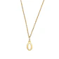 Colgante Inicial O Brillante Oro Miel 18kt - Miniatura 2