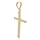 Colgante de Oro 18kt Cruz de Tubo - Miniatura 2
