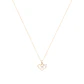 Colgante Oro Bicolor 18kt Cuatro Corazones - Miniatura 3
