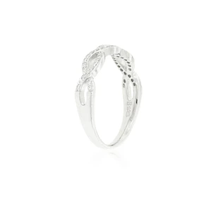 Anillo de Plata Esterlina 925 Infinito en Circonita