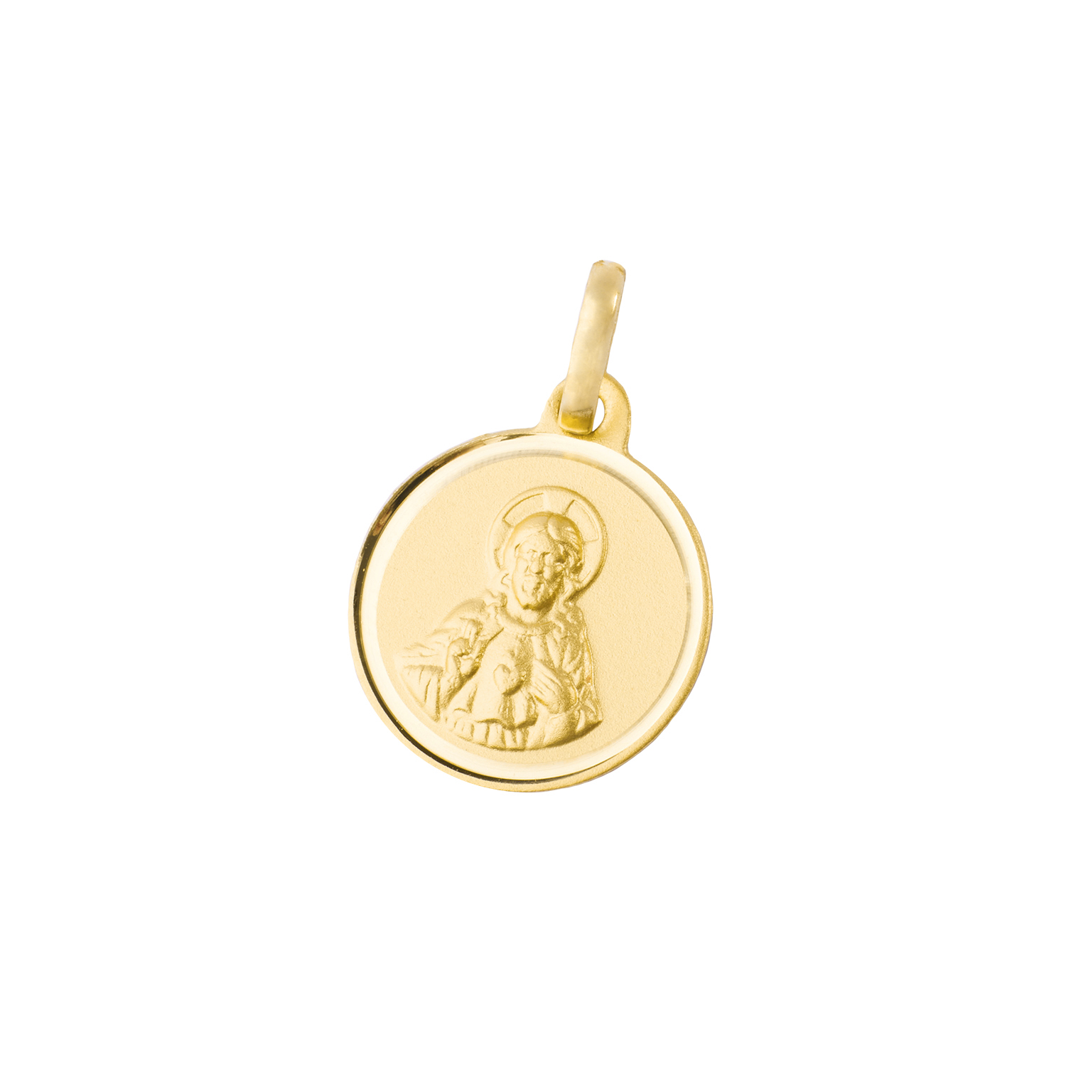 Colgante de Oro 18kt Sagrado Corazon 14mm 1