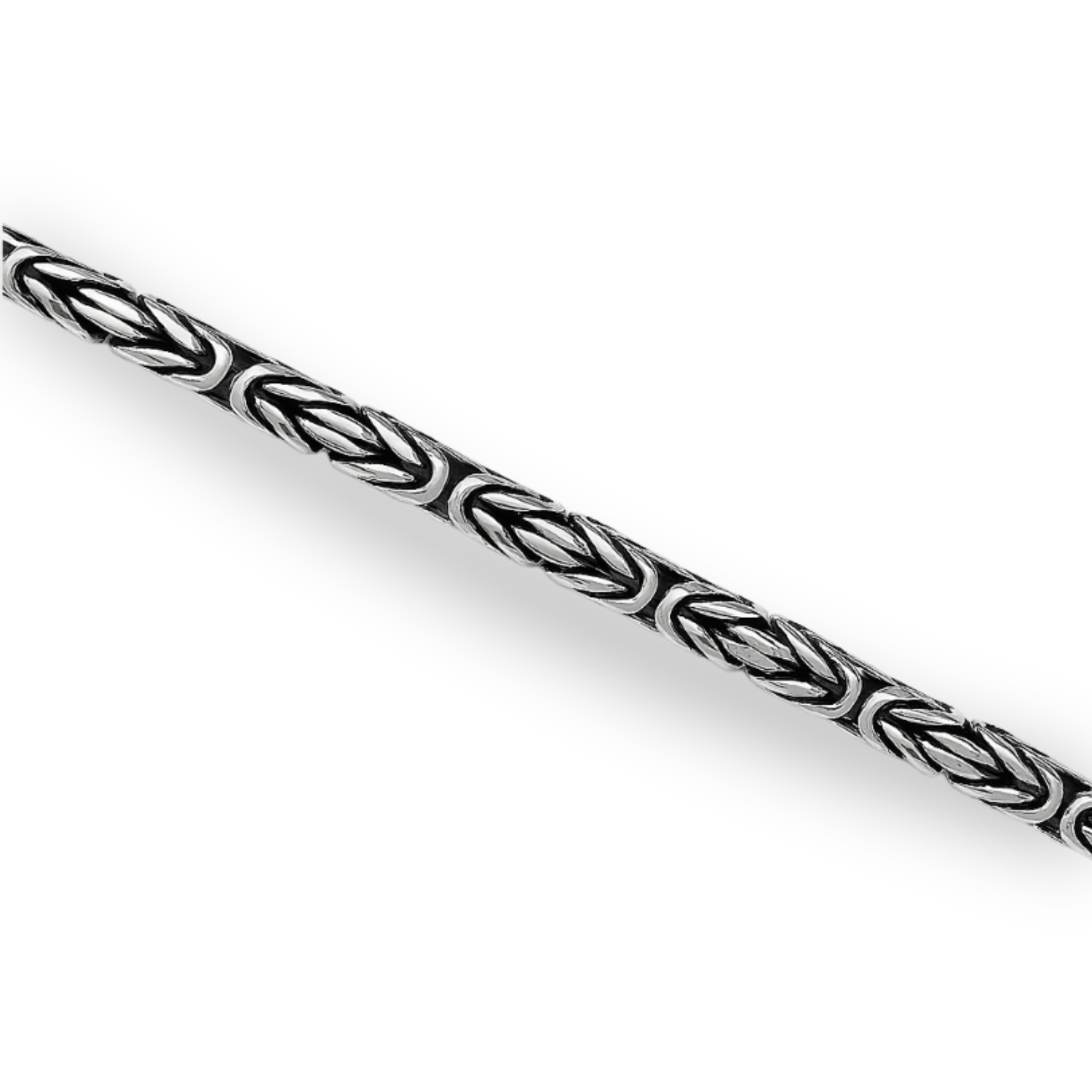 Pulsera de Plata Esterlina 925 Bizantino desde 25gr. 2