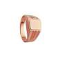 Anillo Oro 18kt Sello Cuadrado Ranurado - Miniatura 8