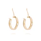 Aros de Oro 18kt Argolla Cadeneta - Miniatura 3