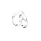 Par de Argollas de Matrimonio Plata 950 4mm Venecia - Miniatura 2