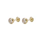 Aros de Oro 14kt Circon Punto - Miniatura 3