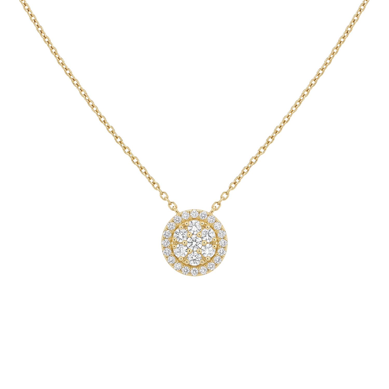 Collar Oro Amarillo 18kt Diamantes 20Pts 2