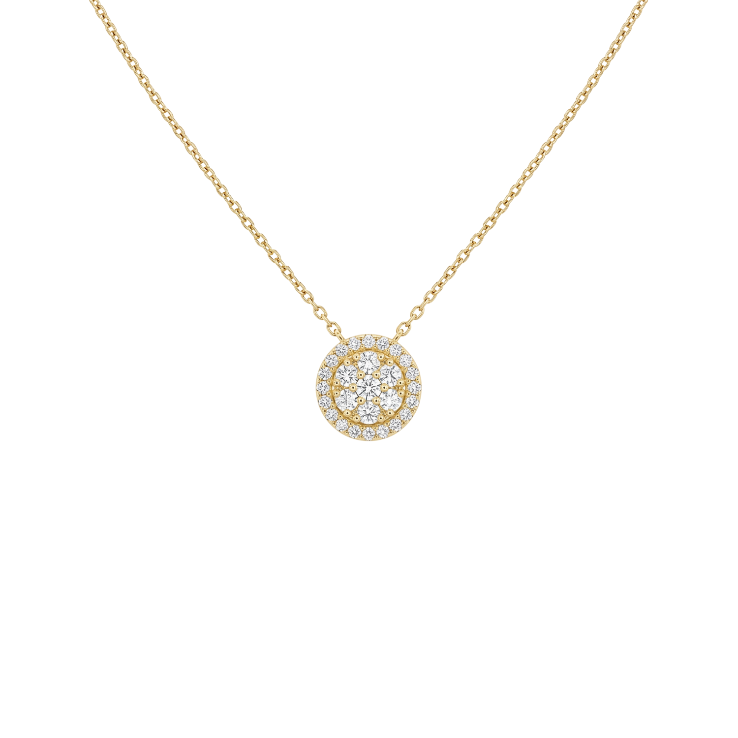Collar Oro Amarillo 18kt Diamantes 20Pts 3