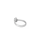 Anillo Oro Blanco 18kt Diamantes 14 Pts Zafiro Central 5MM - Miniatura 3