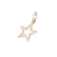 Colgante Oro Amarillo 18kt Estrella y Circonitas Engastadas - Miniatura 1