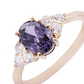 Anillo en Oro Miel 18kt Encanto Amatista - Miniatura 2