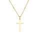 Collar Oro Amarillo 18kt Rosario Tricolor - Miniatura 1
