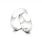 Par Argollas Matrimonio de Platino Vicenza de 4,0mm - Miniatura 3