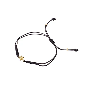 Pulsera de Oro 9kt Flor Ajustable