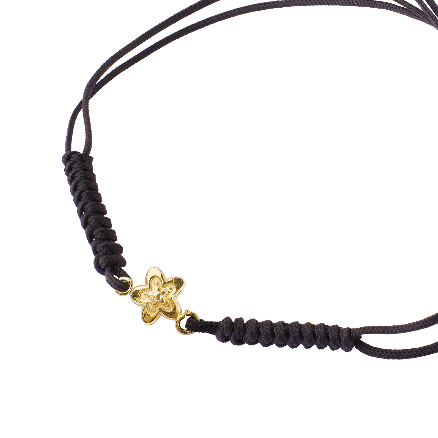 Pulsera de Oro 9kt Flor Ajustable 3