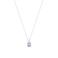 Colgante de Oro Blanco 18kt Circón-Aguamarina Baguette - Miniatura 3