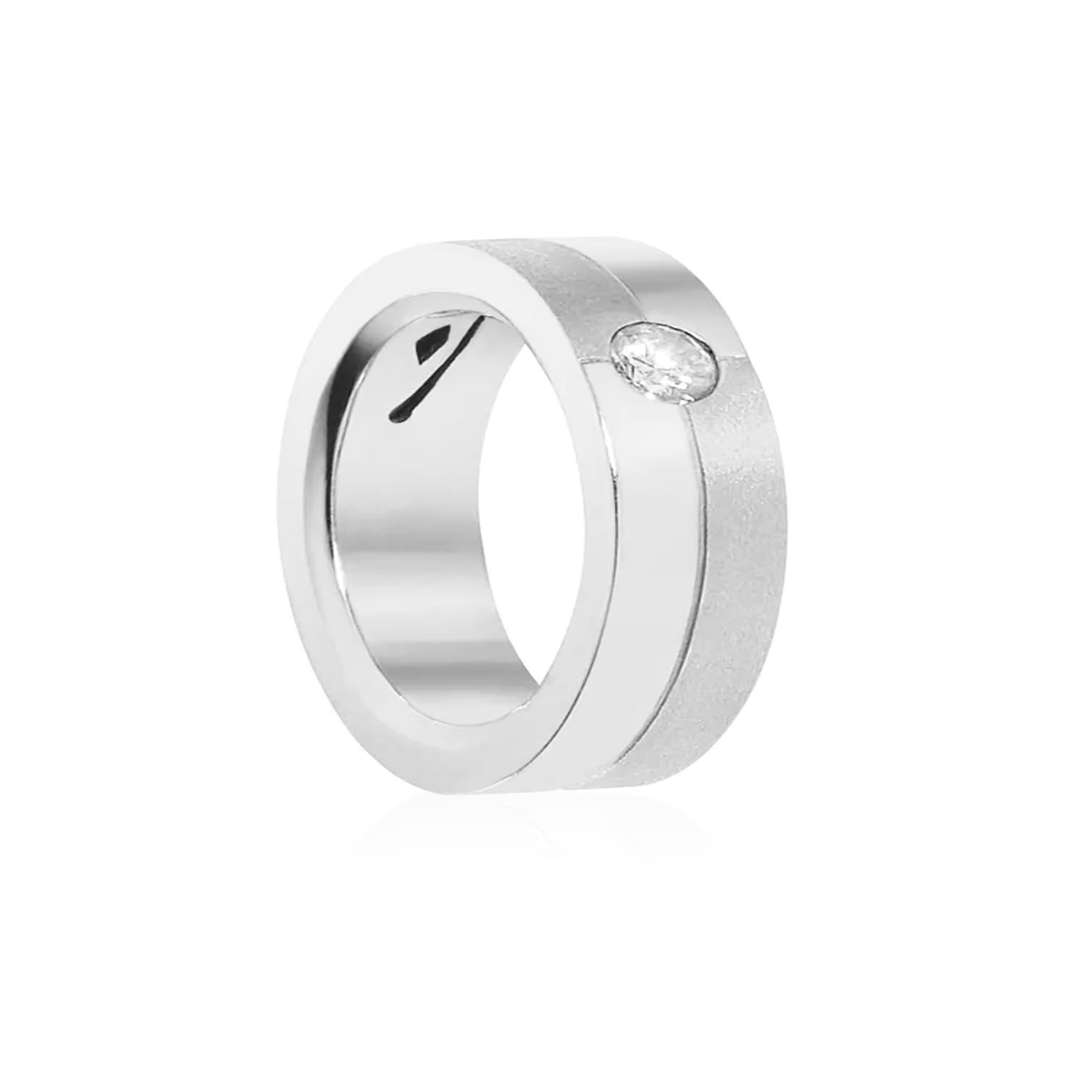 Anillo Platino 950 Modelo Furt Diamante Solitario 5pts 2