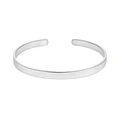 Pulsera de Plata Esterlina 925 Esclava Abierta Recta