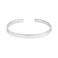 Pulsera de Plata Esterlina 925 Esclava Abierta Recta - Miniatura 1