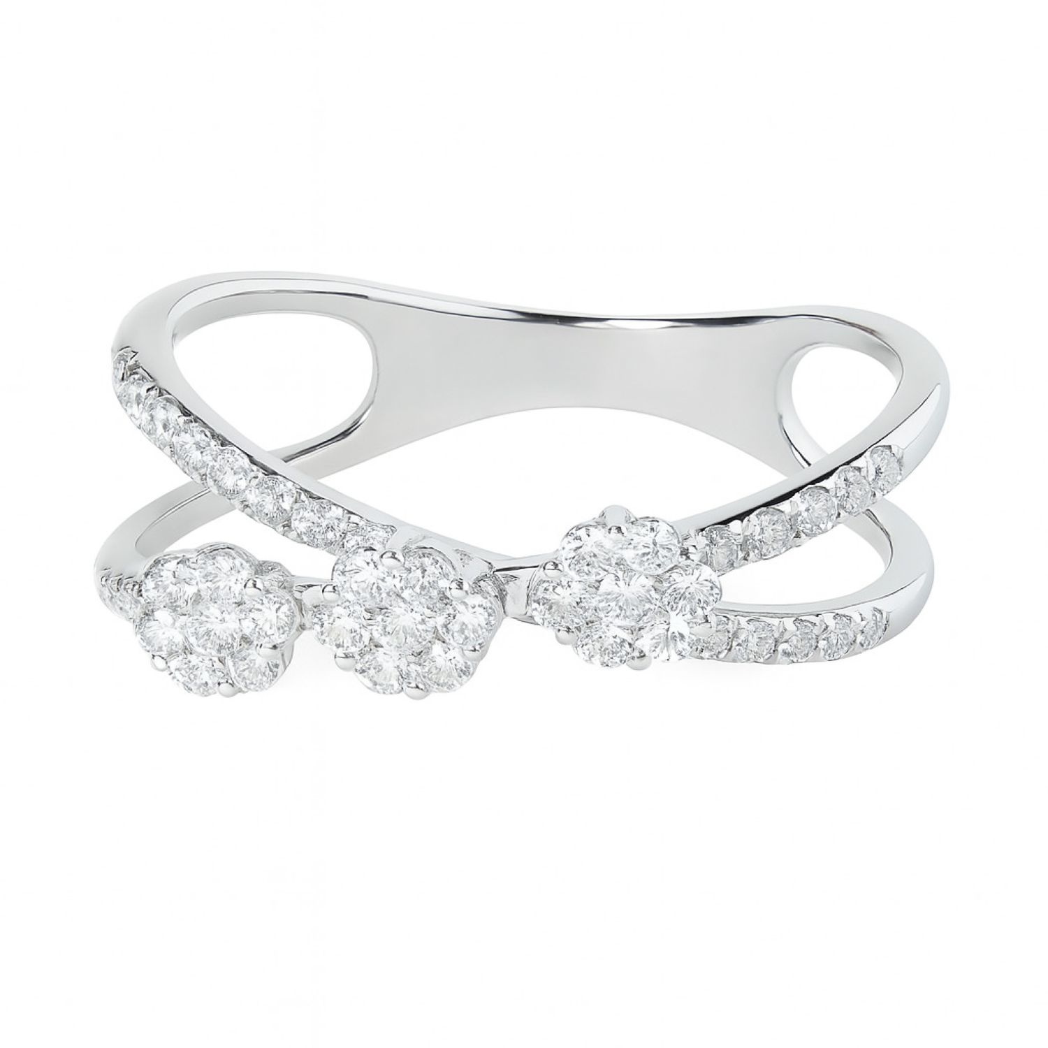 Anillo Oro Blanco 18kt con Diamantes 77 Pts | Danielle Costantini 3