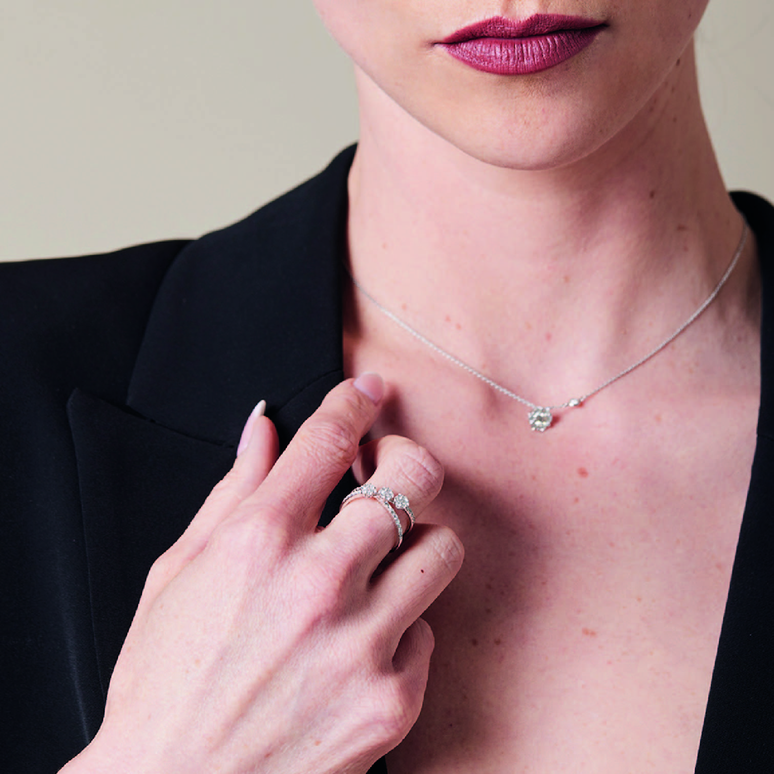 Anillo Oro Blanco 18kt con Diamantes 77 Pts | Danielle Costantini 4