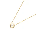 Collar Oro Amarillo 18kt Diamantes Punto de Luz 10 Pts