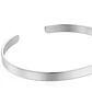 Pulsera de Plata Esterlina 925 Esclava Abierta Recta - Miniatura 3