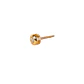 Aros de Oro 18kt Con Circon 2,5mm Punto De Luz - Miniatura 3