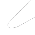 Cadena de Oro Blanco 18kt Eslabon Caja 40CM