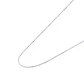 Cadena de Oro Blanco 18kt Eslabon Caja 40CM - Miniatura 1