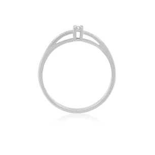 Anillo de compromiso Platino Modelo Mónaco Diamante Solitario de 12ptos