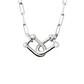 Collar de Plata Esterlina 925 Enlazados 192 - Miniatura 2