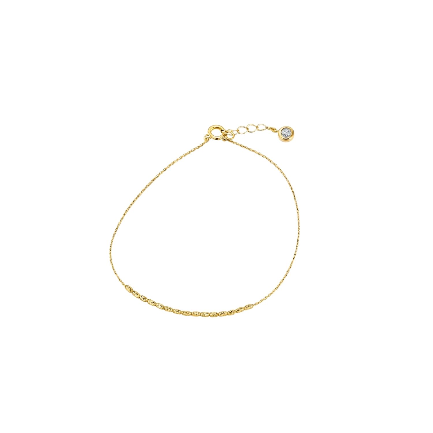 Pulsera Oro Amarillo 18kt Segmentada 1