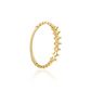 Anillo Compromiso de Oro 14kt Medio Cintillo Armonía de Circonitas - Miniatura 3