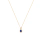 Colgante de Oro 18kt Zafiro 6MM - Miniatura 3
