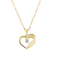 Colgante Oro Amarillo 18kt Corazón Relieve - Miniatura 2