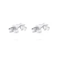 Aros de Plata Esterlina Trilogía Corazones Circonita - Miniatura 3
