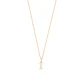 Colgante de Oro de 18kt Circonitas letra T - Miniatura 3