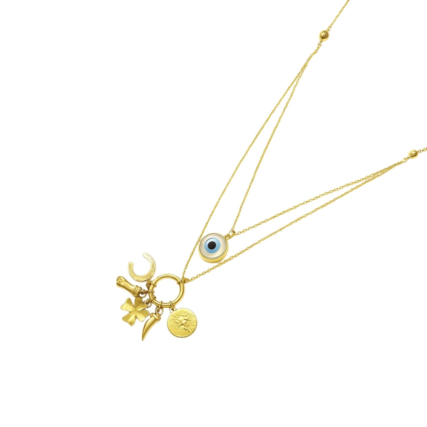 Collar Oro Amarillo 18kt Guardianes de Oro 2